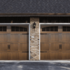 Carriage Style Insulated Door that Looks Like Wood