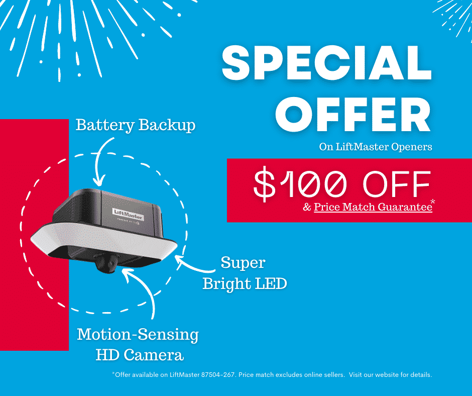100 Dollars off LiftMaster® 87504-267 garage door opener