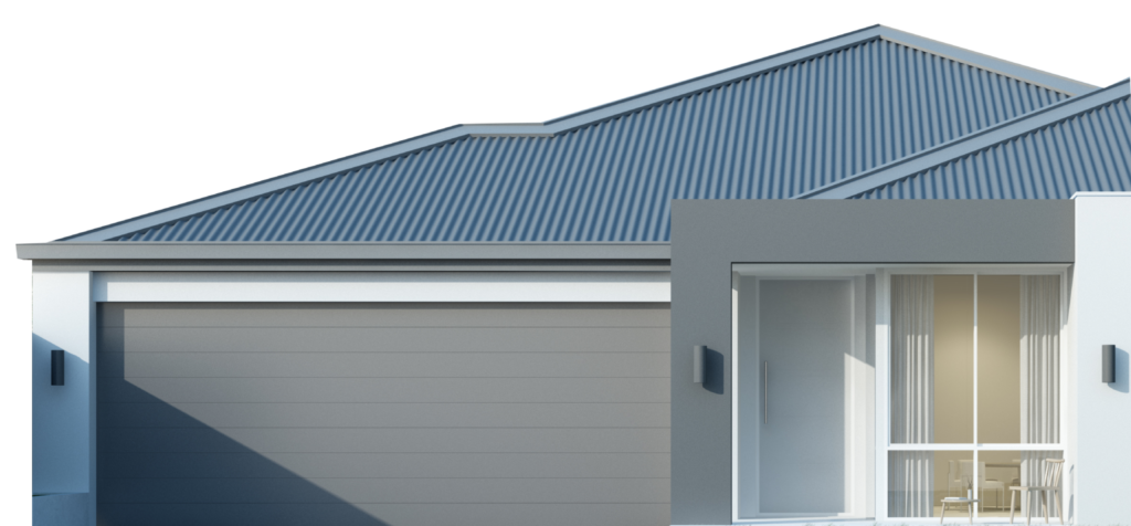 modern australian house with garage