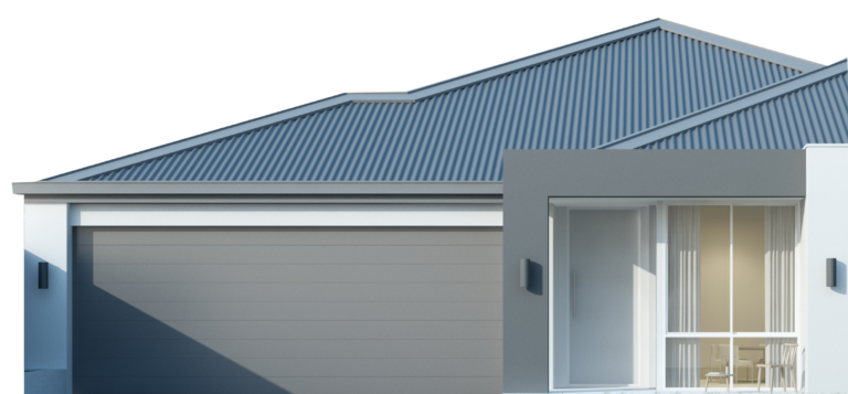 modern australian house with garage