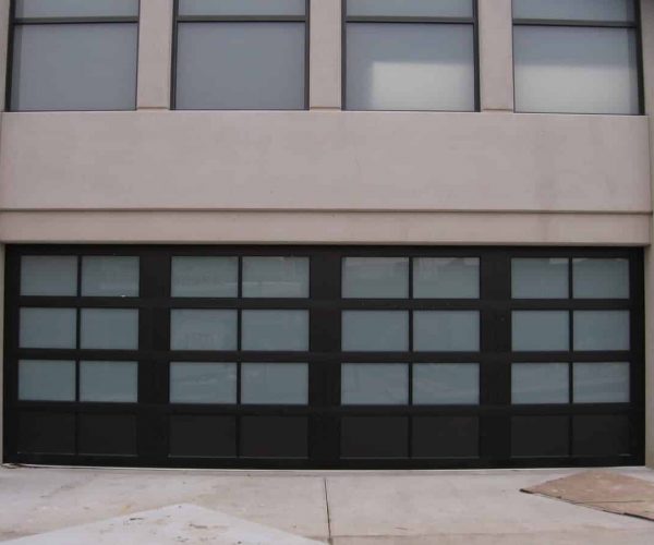 Custom Commercial Aluminum and Glass Garage Doors