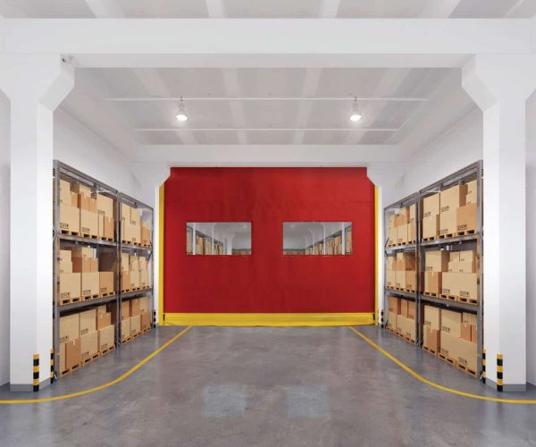 High Speed Interior and Exterior Fabric Commercial Doors